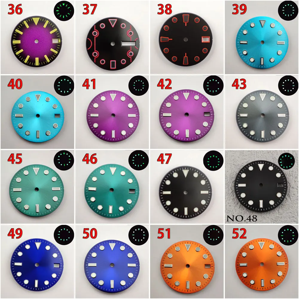 Watch Tool Case and Dial Suitable for 35/36 movement size 28.5mm, 29mm Can be Customized with Name Pattern Logo