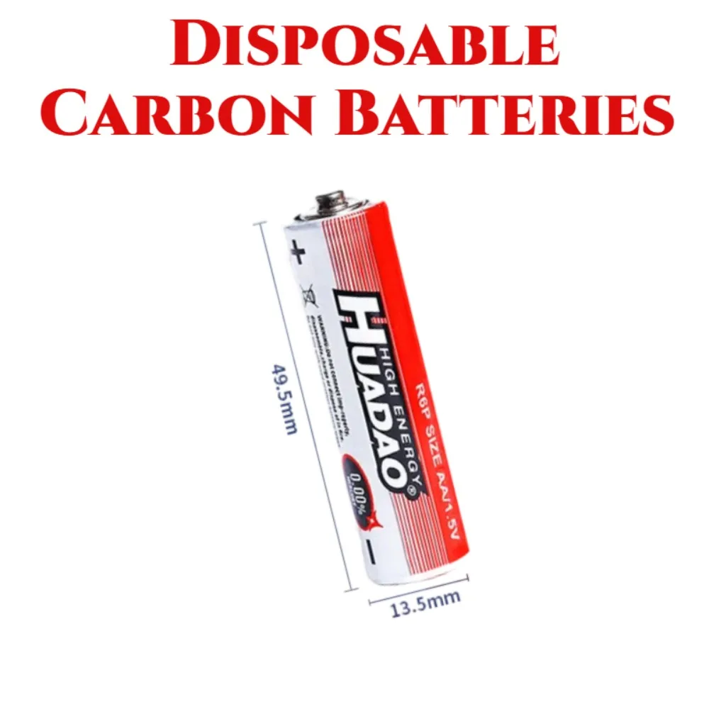 High Capacity AA Batteries 1.5V AA R6P Cell Disposable Zinc Carbon Battery for Mouse Calculator Electric Toys Remote control