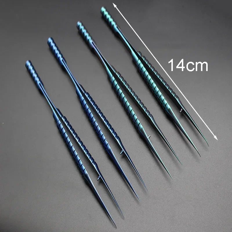 Titanium Alloy Ultra-precision Fingerprint Tweezer Professional Maintenance Tool Phone Microscope CPU Chip Tweezers Repair Tools
