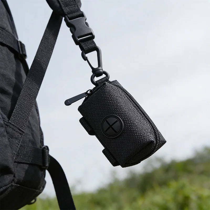 Tragbare Mini-Kopfhörer-Tasche Reißverschluss-Etui für AirPod Datenkabel-Organizer Box Schlüssel-Münzhalter mit Clip Outdoor Kleine Aufbewahrungstasche – Detail 7