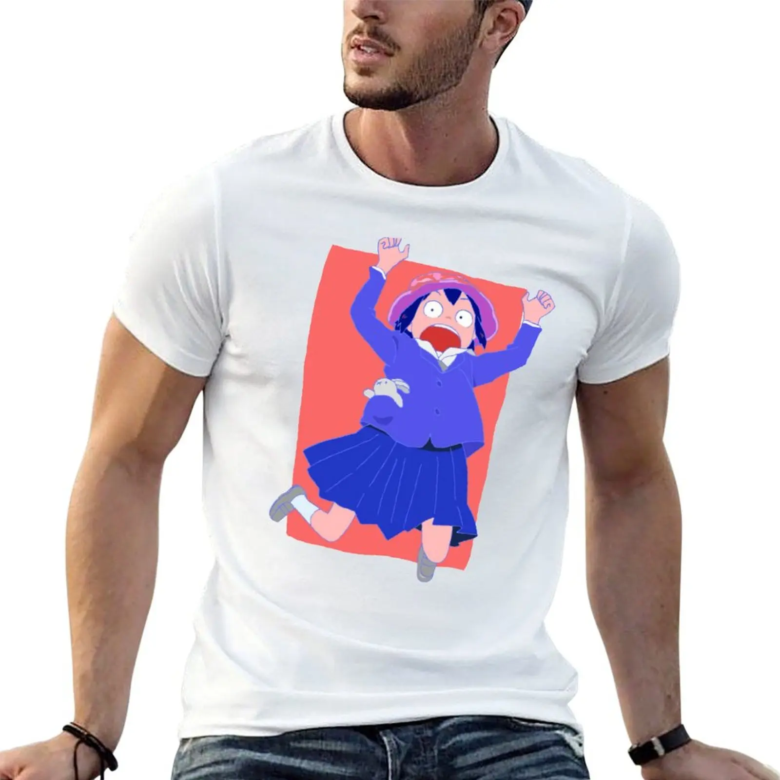 Asakusa Midori Jumping: Keep Your Hands Off Eizouken! T-Shirt Modern Style Print T-Shirt