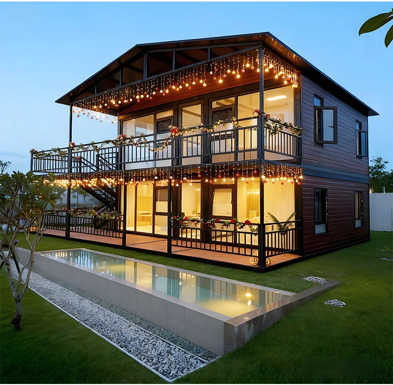 Expandable Breathable Container House Modern Modular Home Windproof Durable Waterproof Office Building Mall Living Room