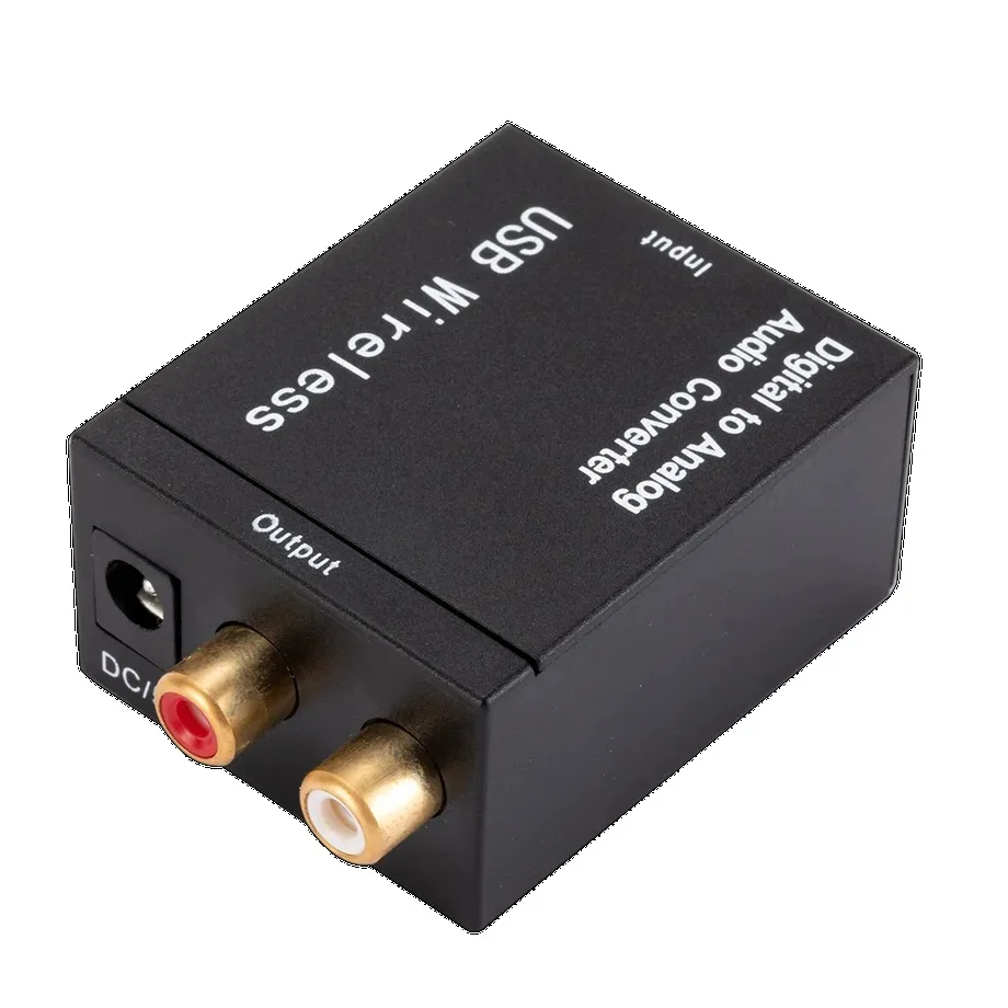 PzzPss Bluetooth Digital to Analog Audio Converter Adapter Amplifier Decoder Optical Fiber Coaxial Signal to Analog DAC Spdif