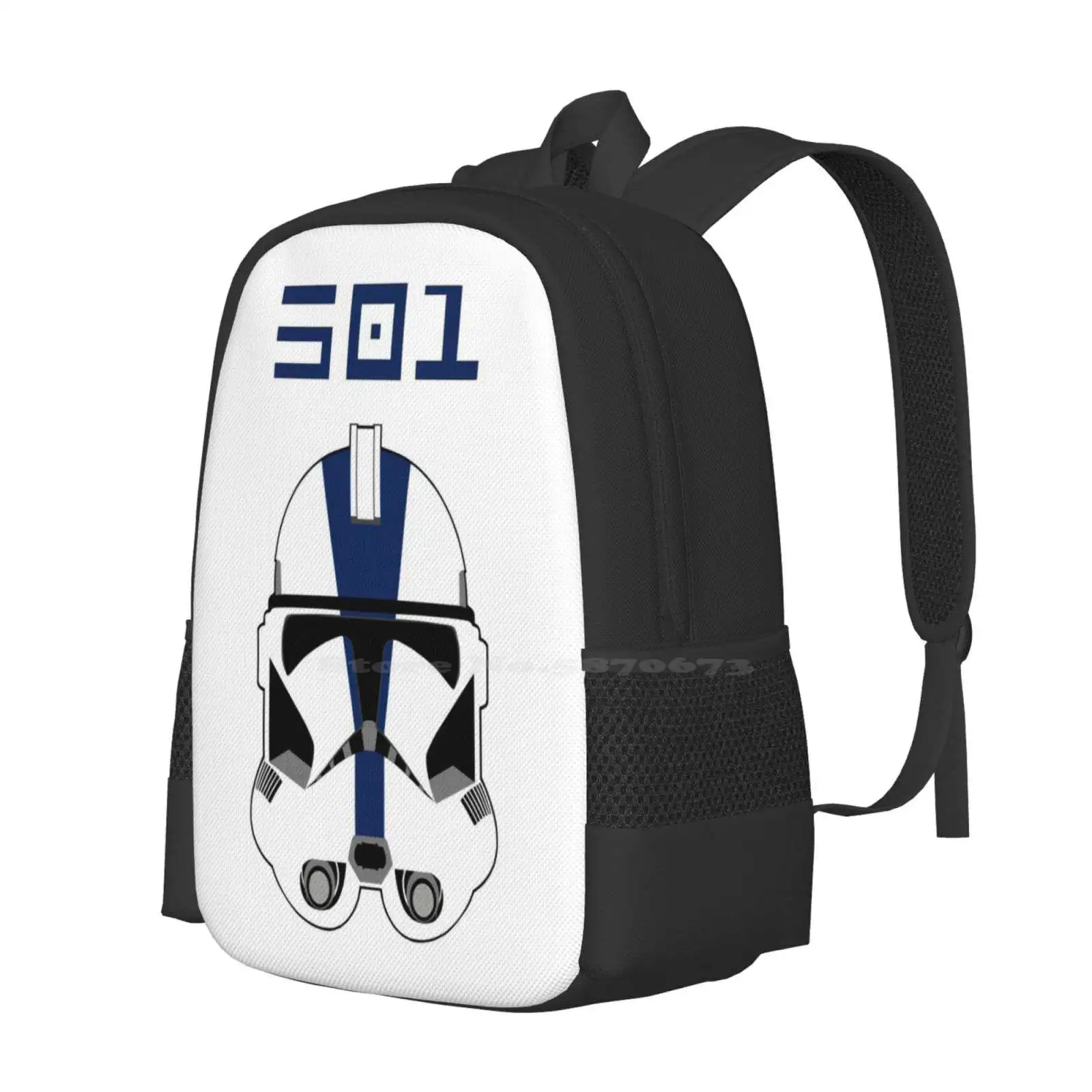 501 Legion Clone Helmet Fashion Pattern Design Travel Laptop School Backpack Bag Umbara Tr Tt Clone Helmet 501 Legion