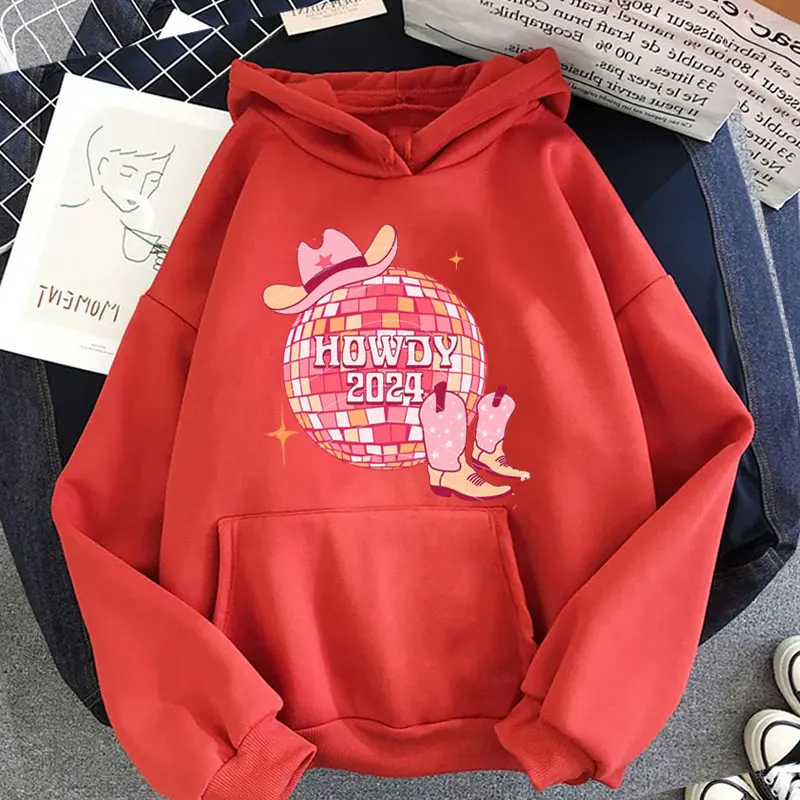 

2024 Happy New Year Fashion Printed Hoodie Hello 2024 Autumn Casual Hoodie Men and Women Christmas Holiday Atmosphere Sweatshirt