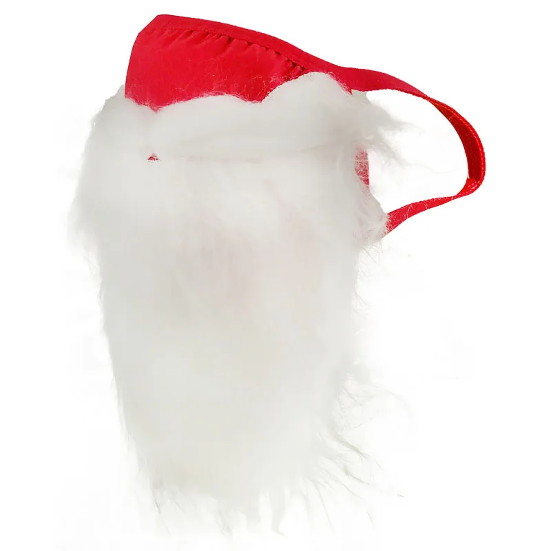 Santa Claus mask cute Christmas autumn winter cotton thickened 3D cartoon party washable new year cotton mask