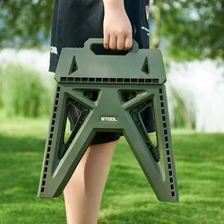 Go Fishing Outdoor Small Stool Portable Folding Stool High Load Bearing Durable Small Chair Stool Beach Stool Camping Stool