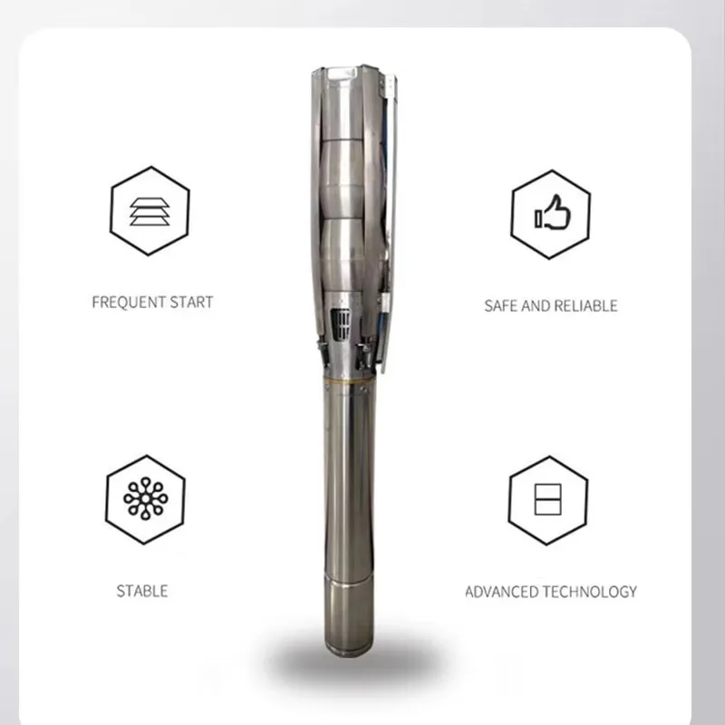 Stainless Steel Fountain Dedicated Fountain Water Multi-stage Deep Well High Flow Submersible Pump