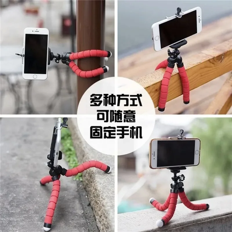 Tripods Tripod For Phone Mobile Camera Holder Clip Smartphone Monopod Tripe Stand Octopus Mini Tripod Stativ Phone Sefile Stick