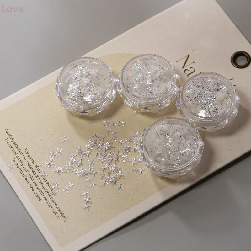 [L&P] أظافر ترتر لامعة متألقة يمكنك صنعها بنفسك فن الحرف اليدوية أضواء ثلاثية الأبعاد فائقة اللمعان أدوات خيالية للفتيات البهجة