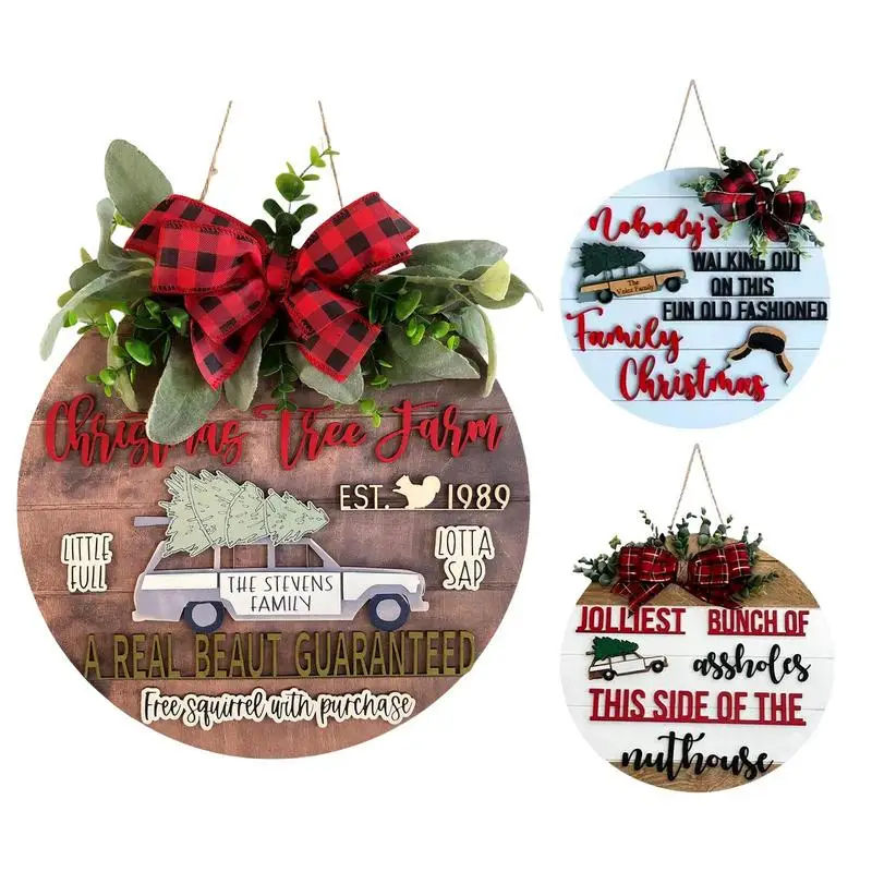 

Christmas Door Decor Door Hangers Holiday Unique Decorative Ornament Christmas Festive & Party Supplies For Home Cafe Restaurant