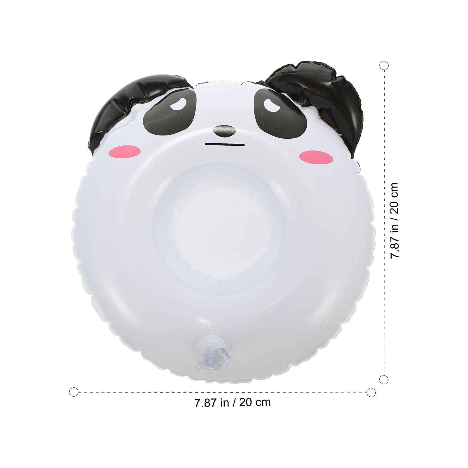 

6 Pcs Inflatable Cup Holder Beverage Toy PVC Floating Animal Shape Drink Child Drinks Mat Holders