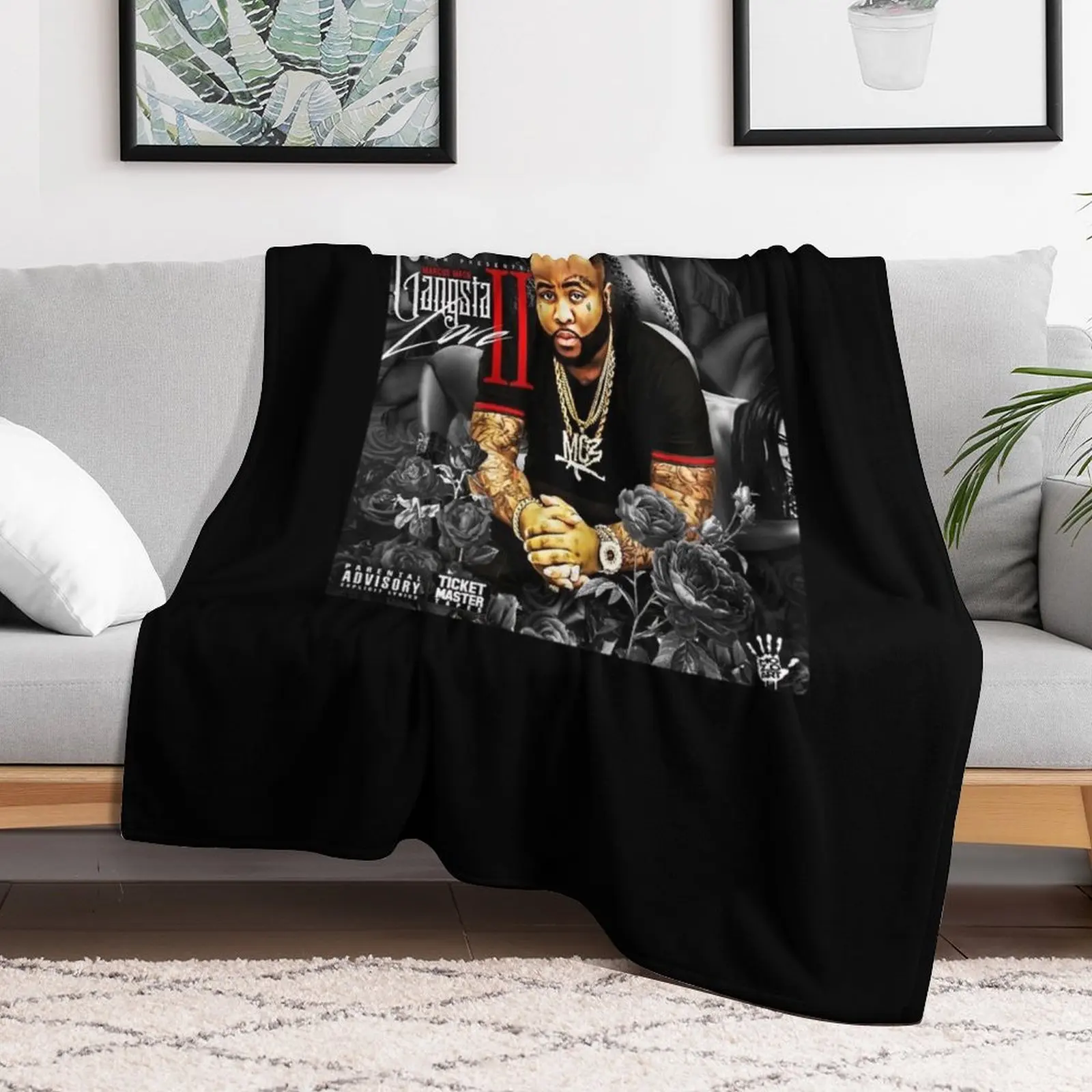 Rapper MO3 RIP Throw Blanket Summer Beddings Soft Plush Plaid Blankets