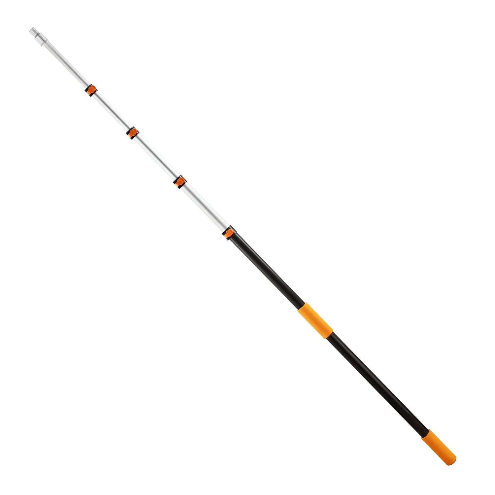 Telescopic Extension Pole, 4.66-19 FT Multi-Purpose Extendable, Sturdy Aluminum Alloy Paint with Flip-Lock Design, High Reach