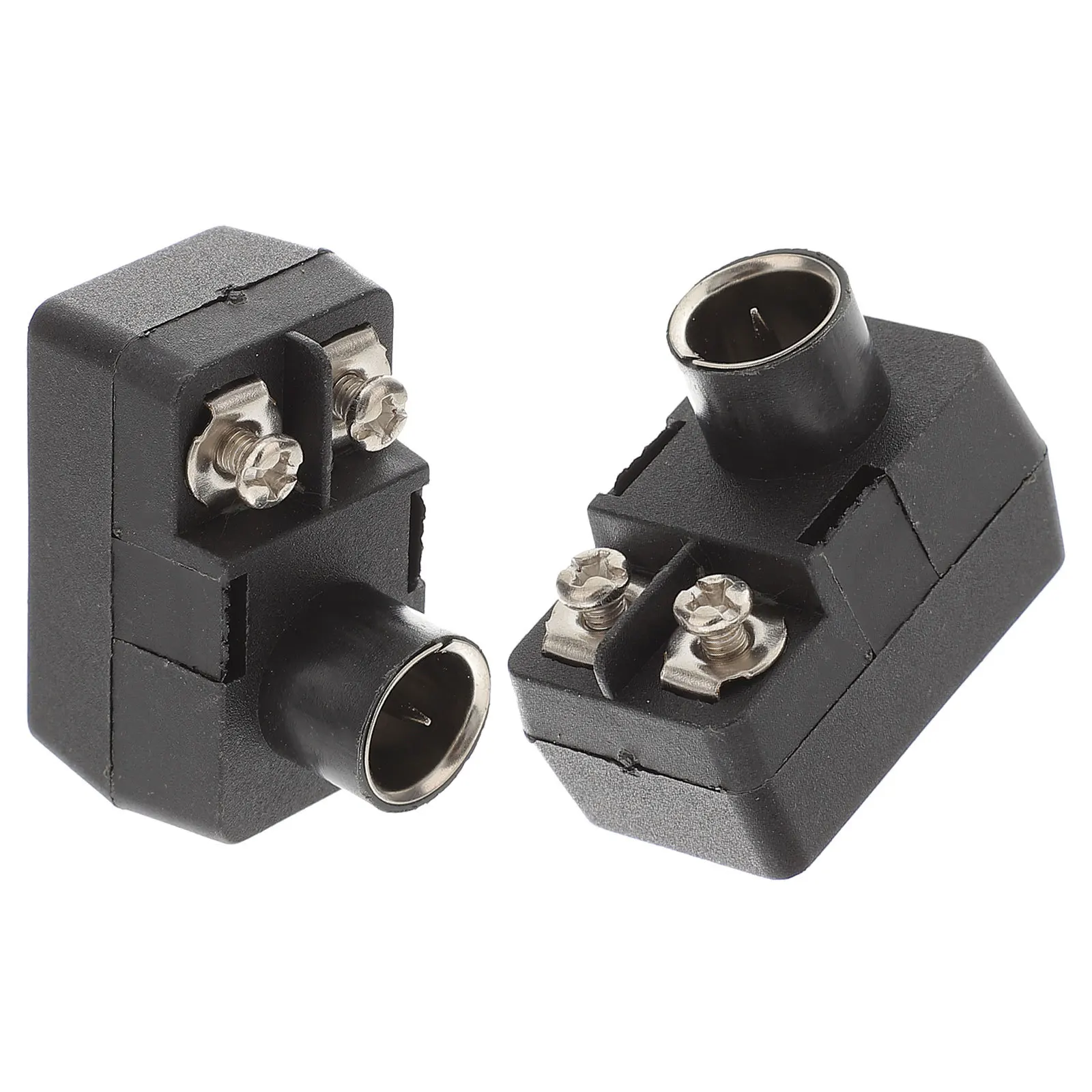 2Pcs Quick Push-on 75-300 Ohm Signal Adapter Matching Cable Connector Converter Matching Adapter