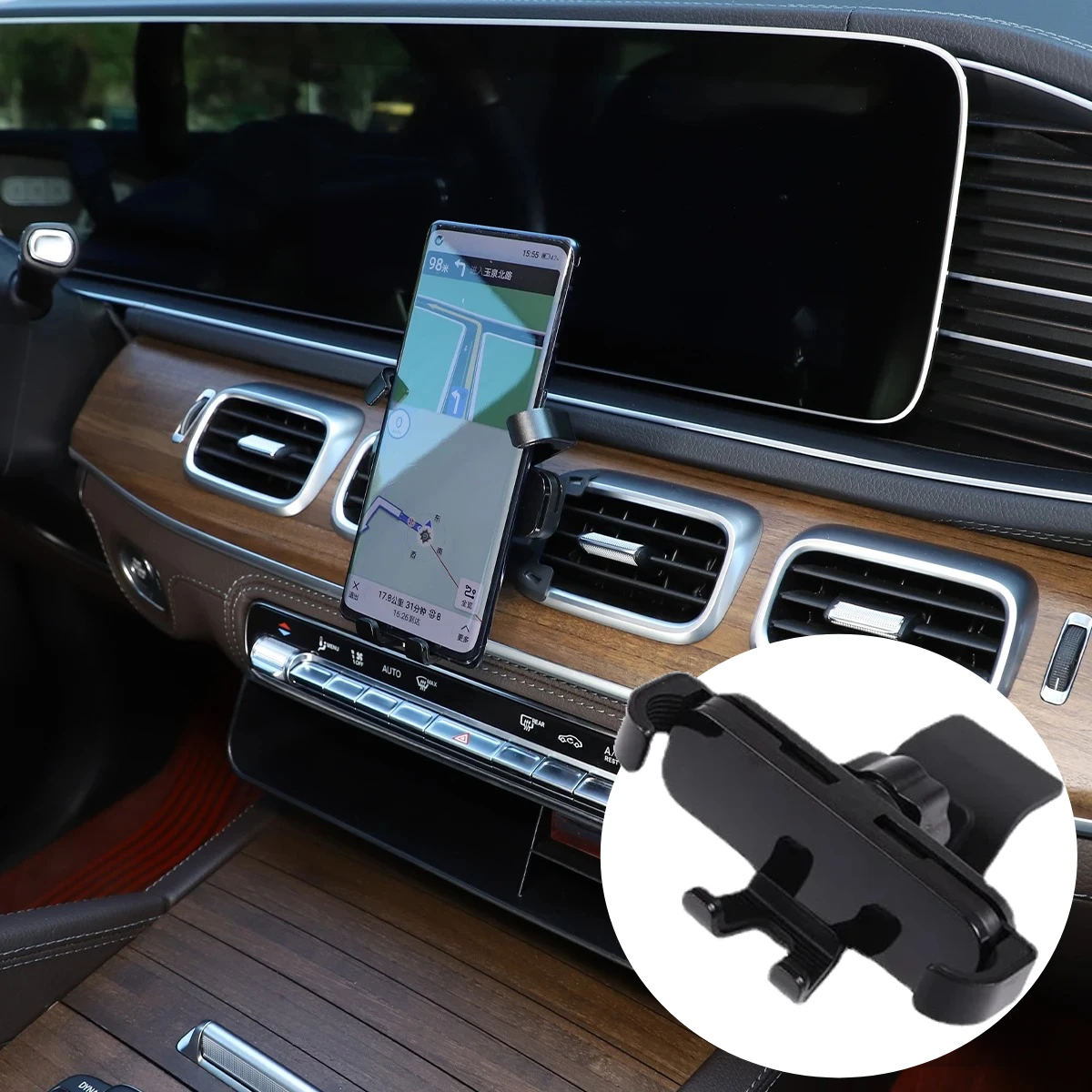 

For Mercedes GLE GLS W166 W167 V167 X166 X167 2015-22 Car Phone Holder Wireless Charging GPS Navigation Bracket Car Accessories
