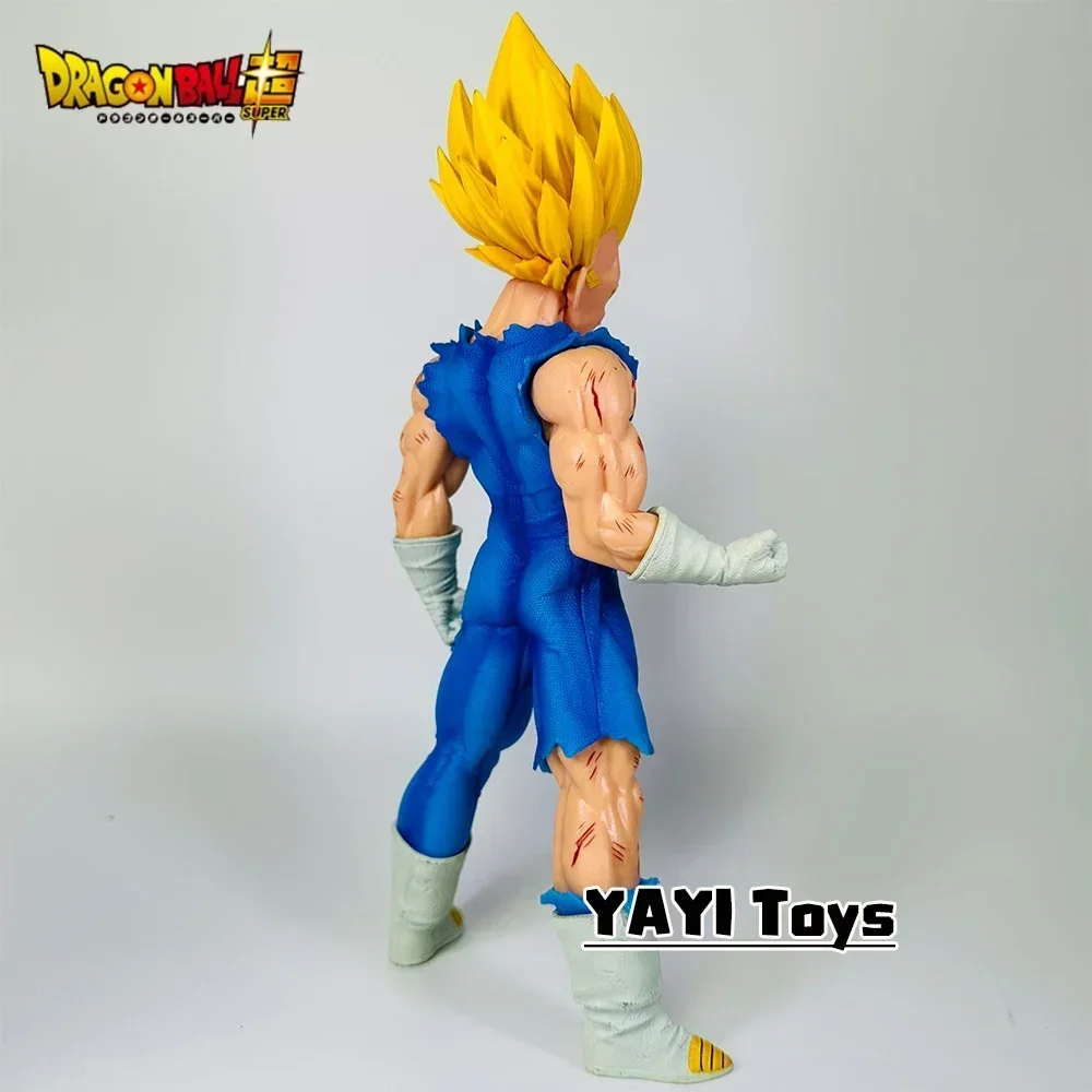 20cm Dragon Ball อะนิเมะ Vegeta GK ตัวเลขการกระทํา Battle Damage PVC Collection เครื่องประดับเดสก์ท็อปตกแต่ง