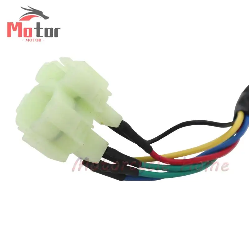 Высокая производительность, подходит для модификации педалей мотоцикла, квадроцикла, пляжного велосипеда GY6, синий/золотой, бесконечной скорости, воспламенитель CDI постоянного тока