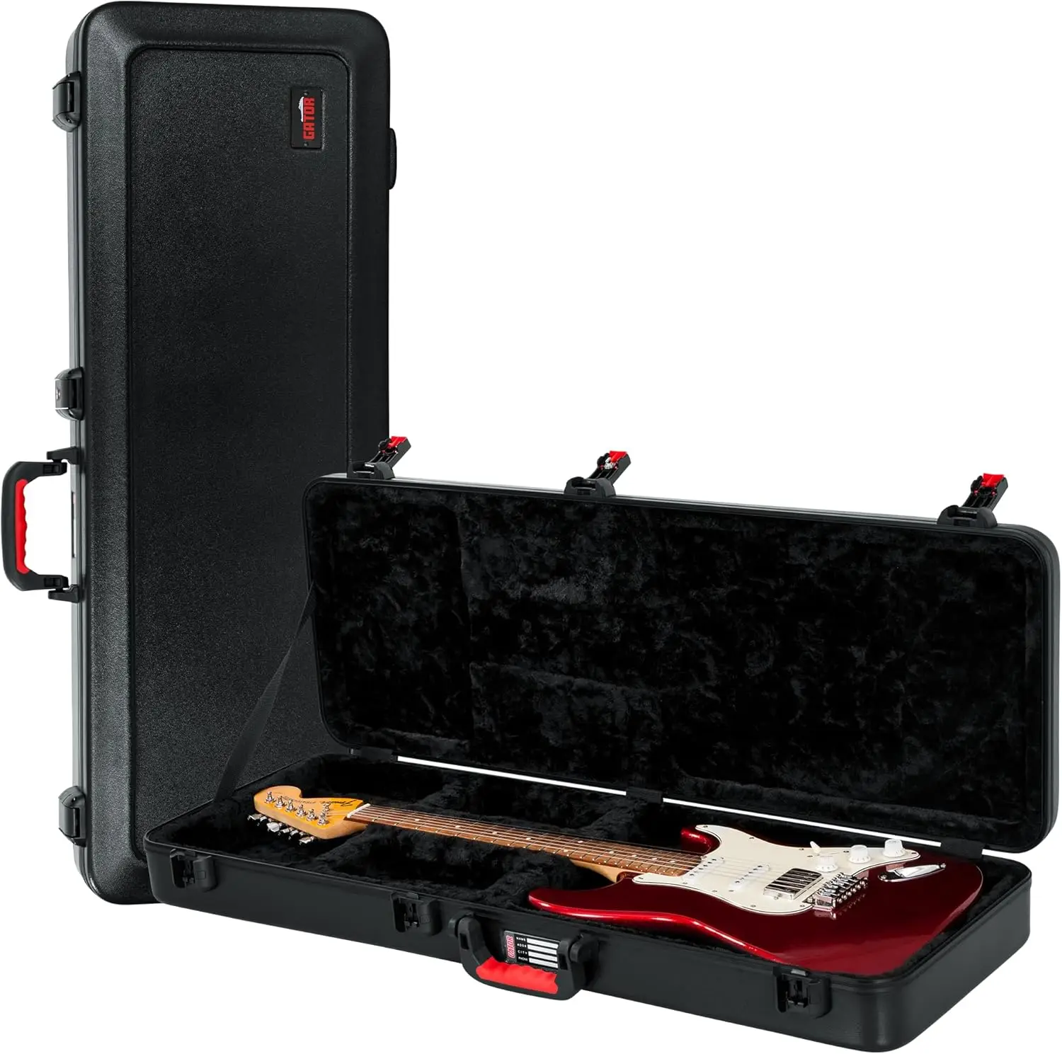 

Molded Flight Case for Strat/Tele Style Electric Guitars with TSA Locking Latch