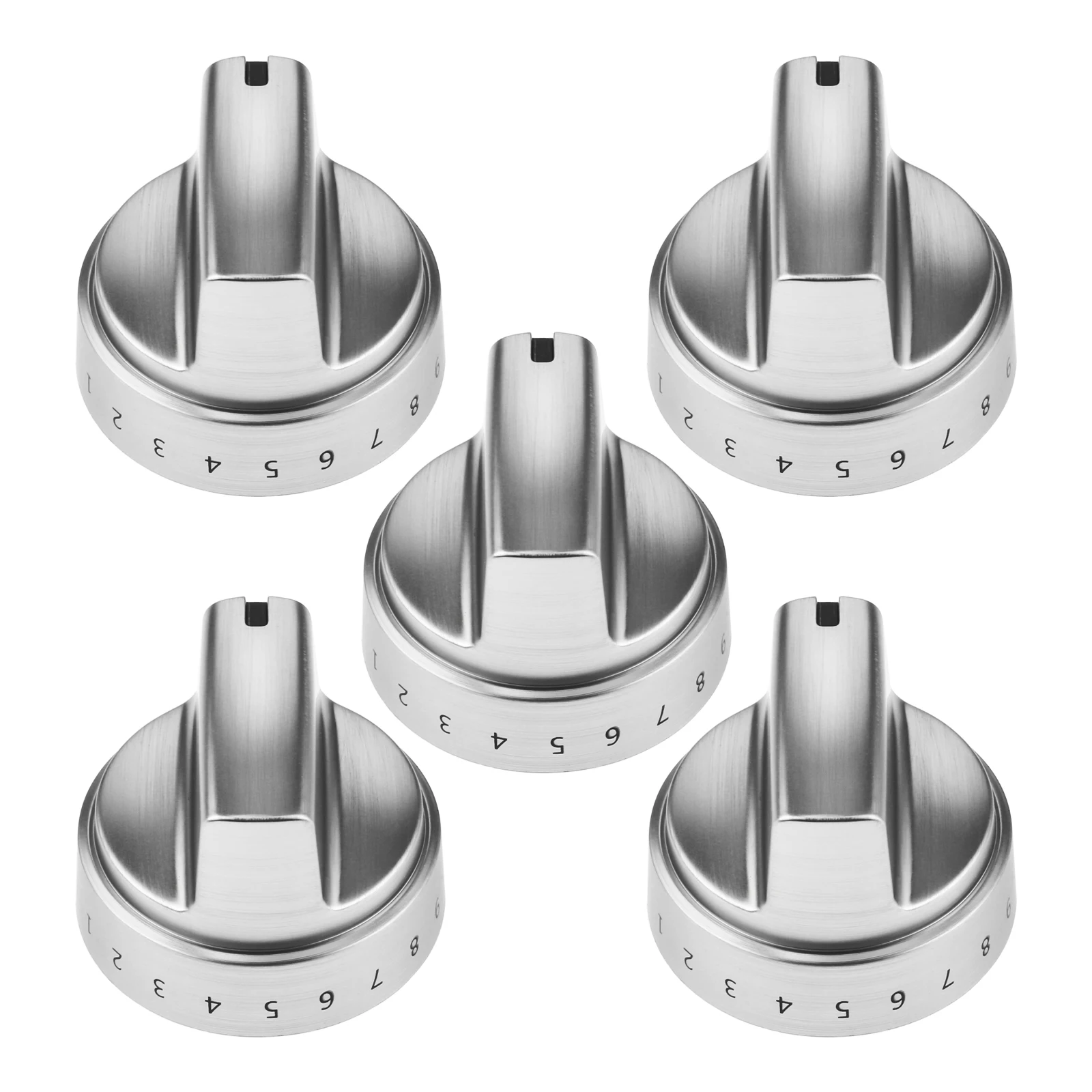 

5pcs WB03X24818 Range Stove Knobs Heavy Duty Burner Replace PS11729081 AP5989029 4363588 WB03X24818 fit for GE Gas PS11729081