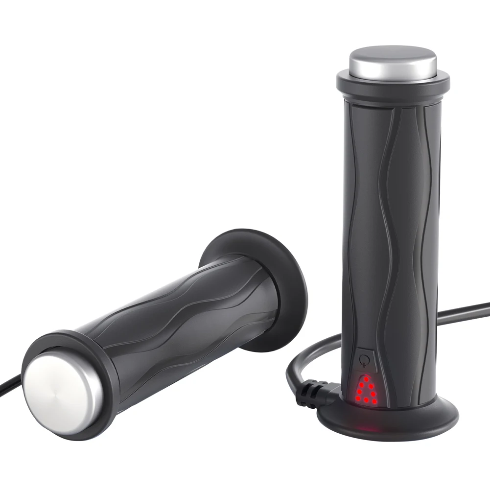 

DC 12V Electric Heating Handle Silicone Adjustable Hot Grip Handle Waterproof Electric Hot Heated Grip Smart Temperature Control