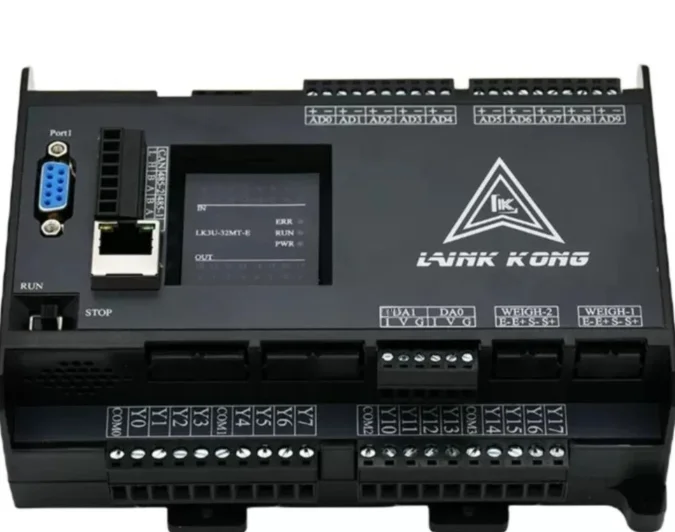 FX3U PLC 14 20 32 48 64MR/MT/MRT up to 10AD 2DA RS232 2xRS485 32000 Steps 4/8 High Speed Output CAN NTC Optional