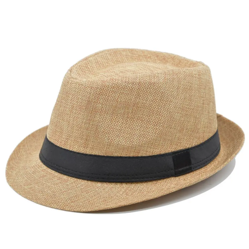 

Adjustable Summer Cotton linen Hiking Sun Hat Fisherman Hat Panama Cap Men Hat Bucket Hat Straw Hat
