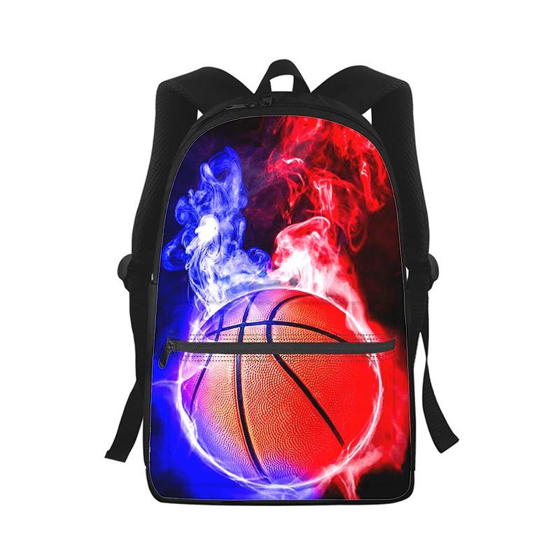 Sac à dos de basket-ball imprimé en 3D pour hommes et femmes, sac d'école étudiant, sac à dos pour ordinateur portable, sac de voyage pour enfants, mode initiée