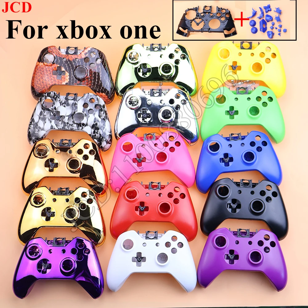 plating andplastics Case Replacement Full Gamepad Shell And Buttons Mod Kit Components Controller Cover Housing For Xbox one