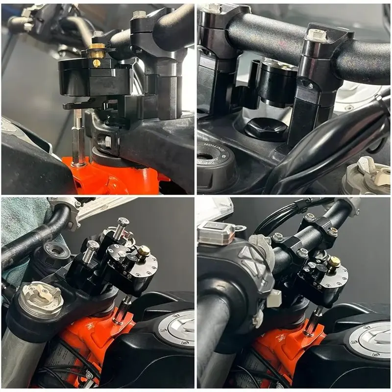 ملحقات دعامة شريط المقود للدراجات النارية مثبت مثبط التوجيه لـ 790 890 Adventure 2017-2024 #5