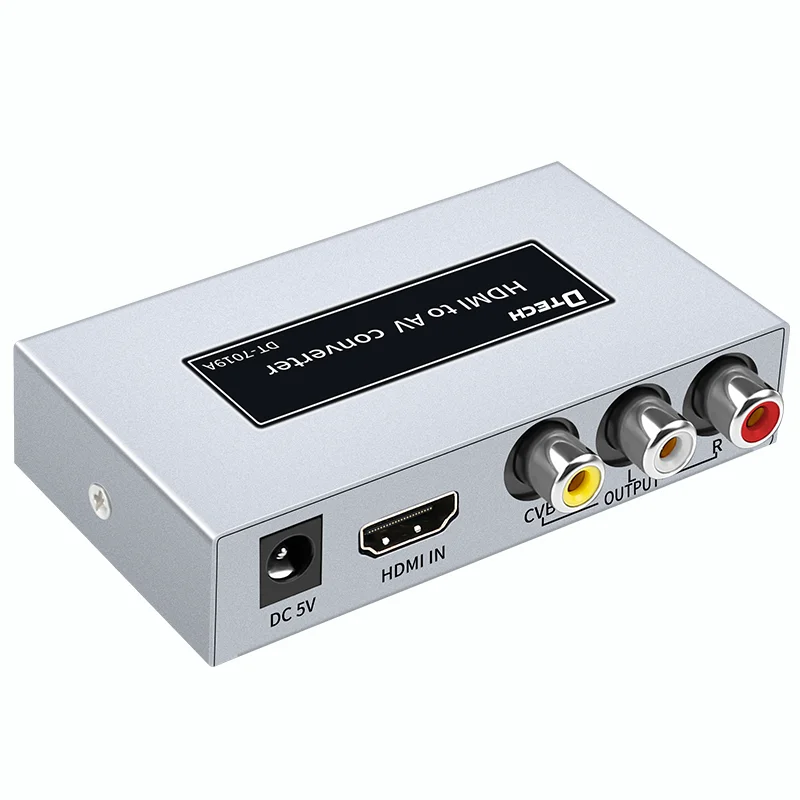 Audio and Video Synchronous Transmission hdmi to AV RCA Video Converter Adapter