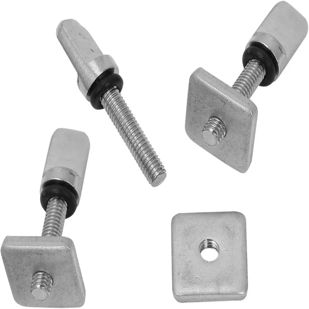 6pcs Practical Stainless Steel Surfboard Fin Screw M4 Fin Screw Paddle Board Fin Screw Repair Kit