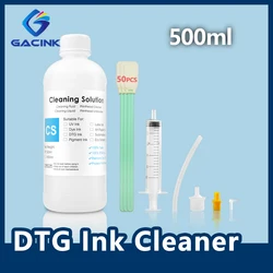 500ML DTG Ink Cleaning Solution Cleaner Liquid Universal For Textile Ink Printhead Clean For Epson/HP/Canon/Brother Printer