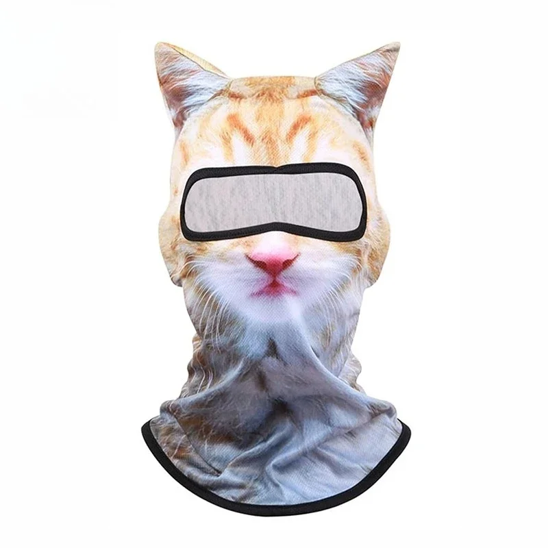 Balaclava mit Tiermuster, atmungsaktiv, schnell trocknend, modische Motorrad-Kopfbedeckung, Outdoor-Sport, Sonnenschutz – Detail 5