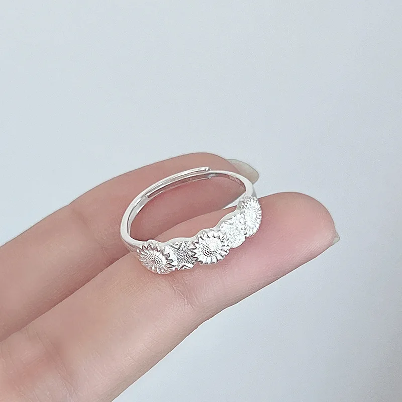 

Retro High quality S999 Silver Ring Women