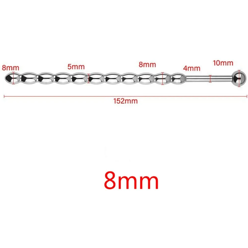 Metalowe dilatory cewki moczowej dla początkujących Trening cewki moczowej Wtyczka do penisa Sex Toy BDSM Sex Supplies Męskie zabawki erotyczne Wtyczka do penisa Masturbacja