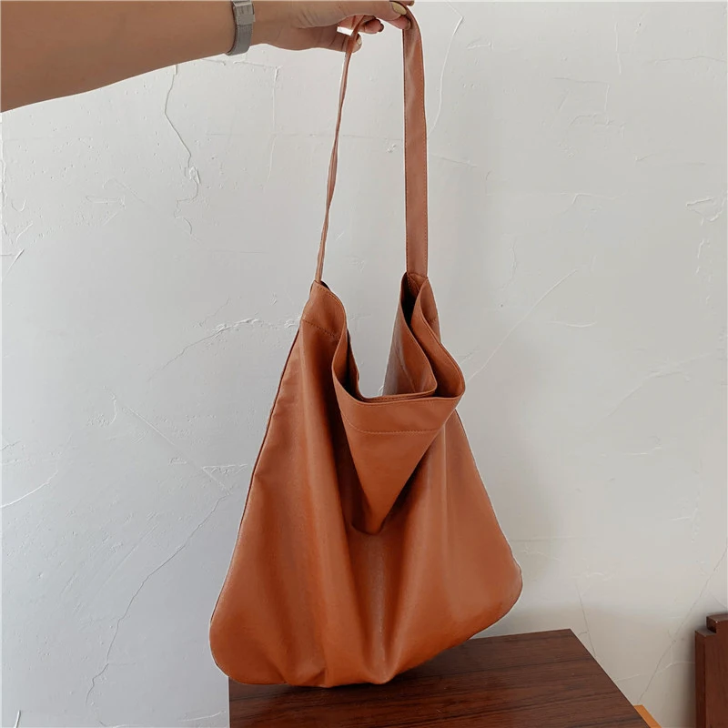 Vintage weiche PU-Leder Damen Umhängetasche Pendler große Handtasche Damen vielseitige Tote Unterarmtasche