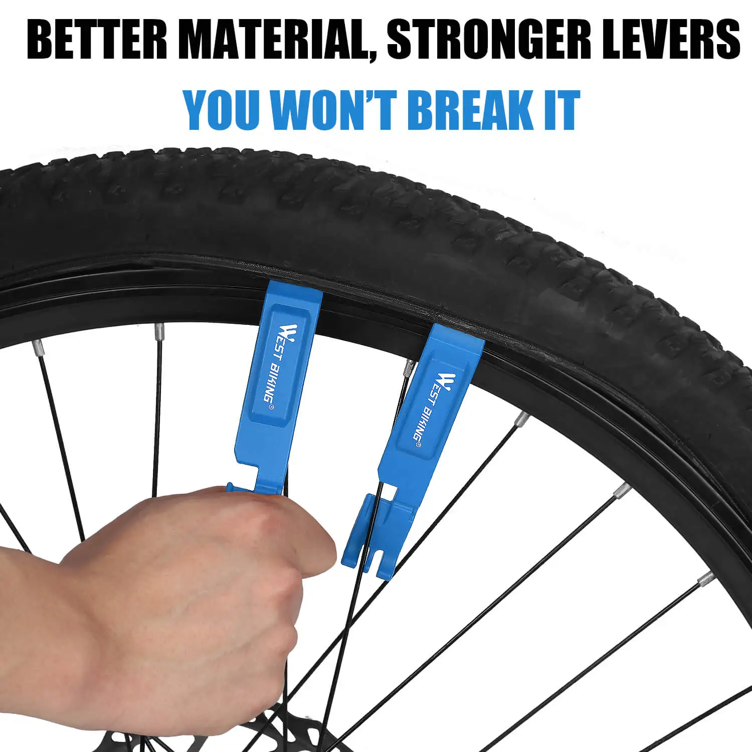 WEST BIKING 1/2pcs Professional Bike Tire Lever Wheel Tire Repair Tools MTB Road Bicycle Tire Opener Remover Cycling Accessories image 3