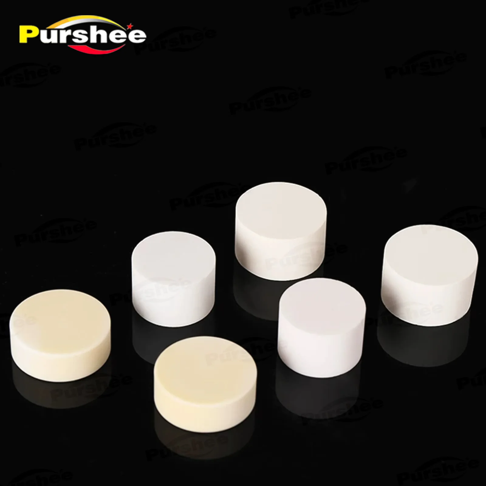 99% Alumina Corundum Foot Pad High Purity Corundum Support Shim for Large Crucible Precise Thickness High Temperature Resistant