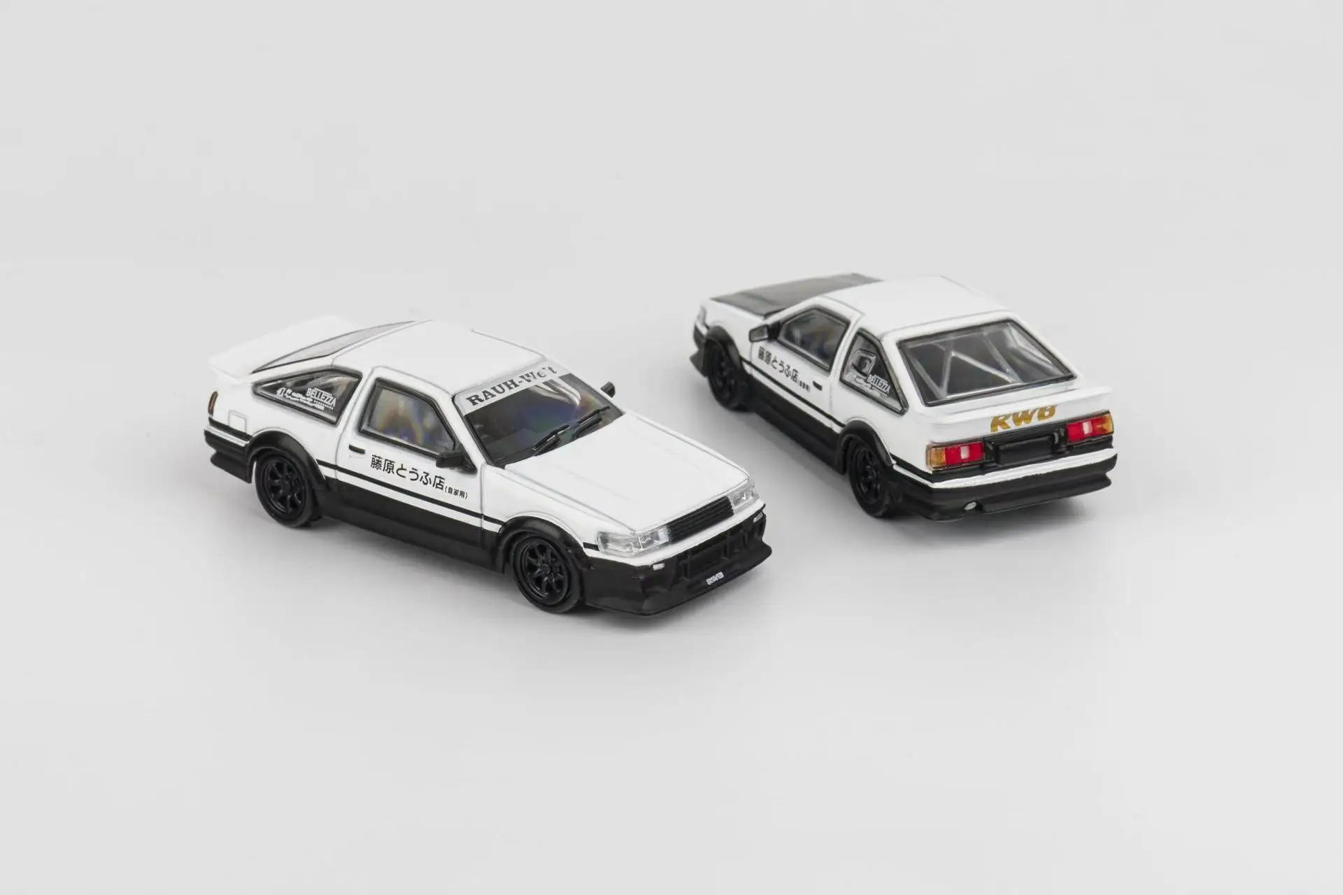 **Pre-order ** DCT 1:64  RWB AE86 White Customized version Diecast Model Car