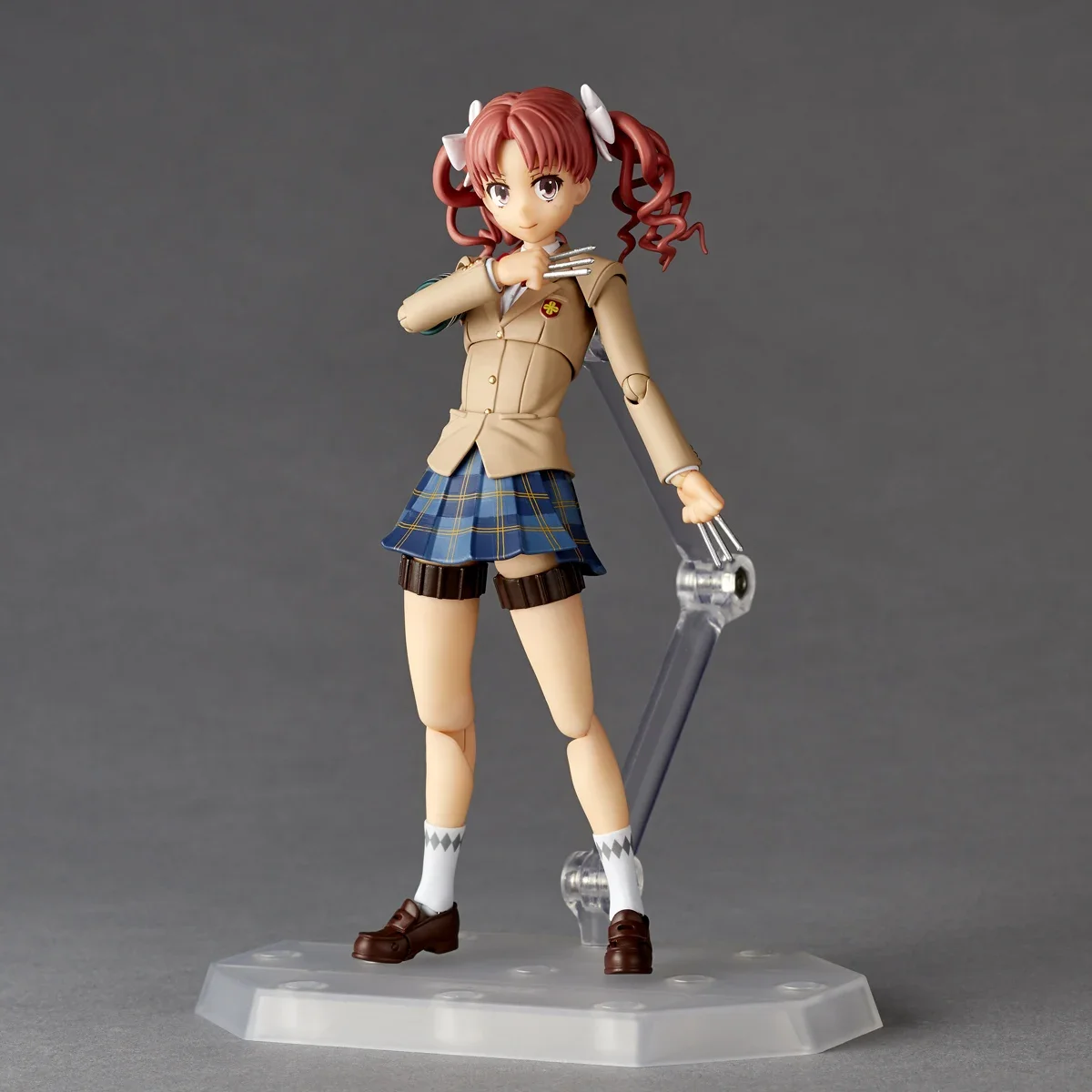 

Kaiyodo a Certain Scientific Railgun T Amazing Yamaguchi Revoltech Shirai Kuroko Winter Uniform Ver Action Figure Collectible