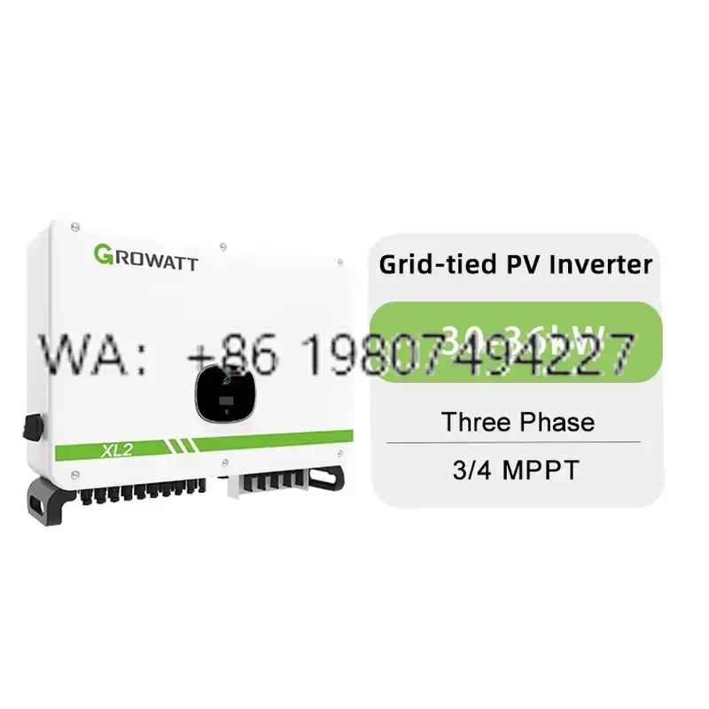 for Growatt 30-36KTL3-XL2 Efficient On-grid Residential PV Inverter IP66 Solar Power Generation Output