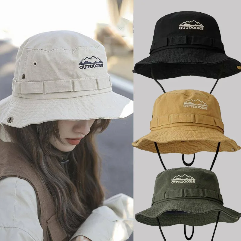 Outdoor Camping and Mountaineering Hats Spring and Summer Thin Fisherman Hat for Men and Women Hiking Fishing Cycling Sun Hats
