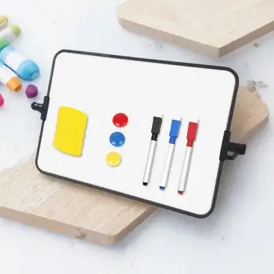 

1 set 1 Set Whiteboard Dry Erase Double Sided Portable Writing Board Scratch Resistant Erasable For Home Office School Use