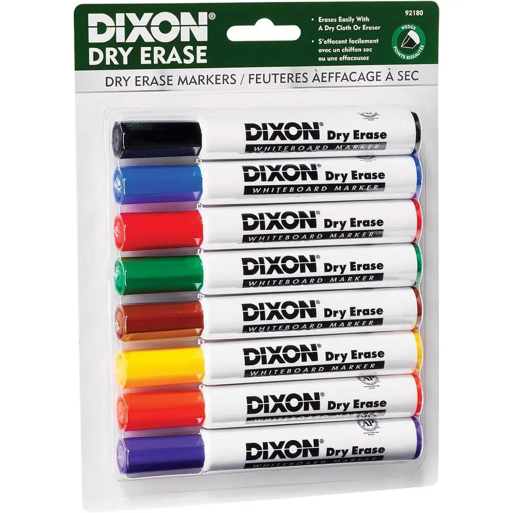 

Colorful Assorted Dry Erase Markers, 8-Piece Set