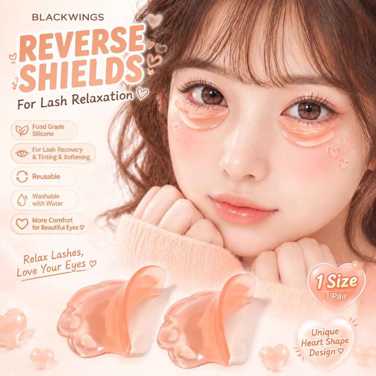 Reverse Shields Eyelash Perming Curler Lift Pads Eyelash Perm Pads Rods For LashLift Silicone For Eyelashes Makeup Beauty Too