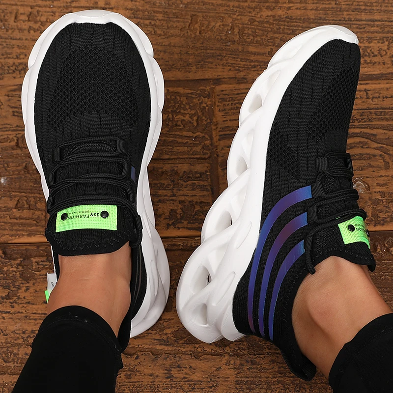 Мужские и женские амортизирующие тренировочные туфли на шнуровке, сетчатые кроссовки с низким вырезом до щиколотки, черно-белые кроссовки для фитнеса с отскоком