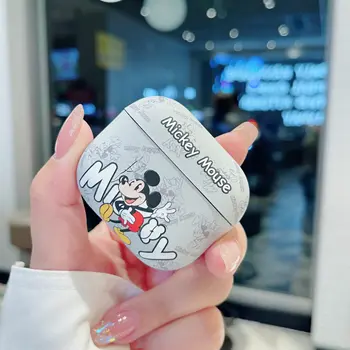 Disney Tecknad Musse Pigg Mjukt Silikon Hörlursfodral för Airpods 1 2 3 4 Pro 2 3 4 Skyddsfodral 10 best sales Mickey airpods - №6