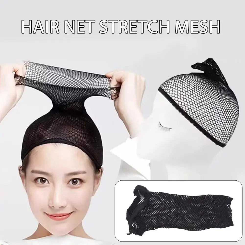 

Professional Wig Cap with 2 Open Ends, Long Stretchy Invisible Hair Net for Cosplay, Theater, Stage Performances