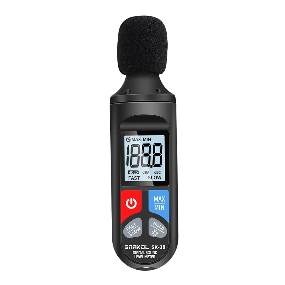 Sonomètre numérique compteur de niveau Audio Sonometro sonomètre Decibelimetro 30-130dB décibel mètre Portable compteur de bruit